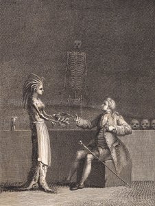 Niels Klim in the Anatomy Chamber by J.F. Clemens