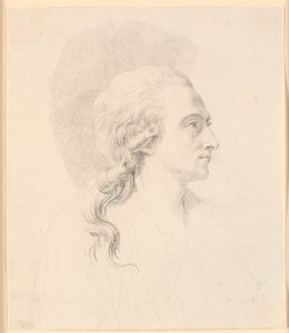 Portrait of the Sculptor Alexander Trippel. Profile to the Right