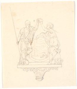 Silence and Loyalty Crown the Schleswig Coat of Arms by J.F. Clemens
