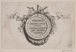 Vignette with Medal