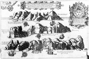 The Island of Saint Helena, Illustration from Linschoten