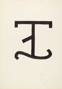 Cattle Brand, c. 1936 by J.Henry Marley