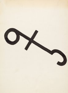Cattle Brand, c. 1936 by J.Henry Marley
