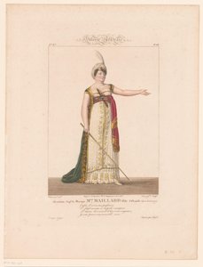 Portrait of Marie-Thérèse Davoux as Armide by J.L. Benoist (II)