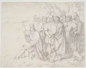 Knud the Great by the Shore by J.L. Lund