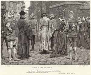 Richard II and the Queen, Richard II, Act V, Scene I