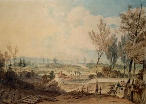 A View of Oxford from the South Side of Headington Hill, 1803-1804 by Joseph Mallord William Turner