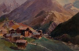 Zermatt from Platten by J.M. Donne