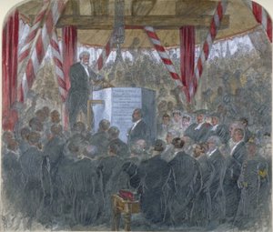 Laying of the chief stone of Holborn Viaduct, City of London, 3 June 1867 by JP