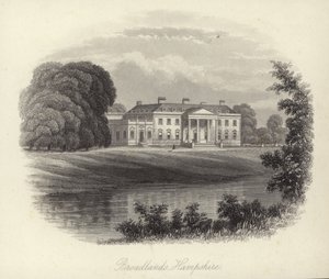 Broadlands Hampshire by J.P. Neale