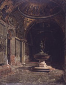 The Interior of the Baptistery in St. Mark