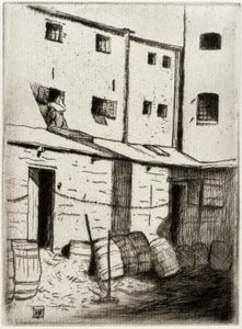 Coon Alley by J. Alden Weir