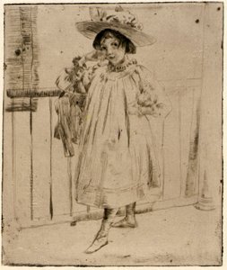 On the Porch by J. Alden Weir