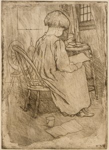 The Little Artist by J. Alden Weir