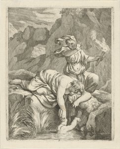 Thetis Dips Achilles in the Styx (Scenes from the Life of Achilles) by J. Alexander Janssens