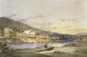 Trefforest Tin Works, Glamorganshire, c.1840