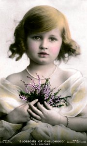 Blossoms of Childhood No.3: Heather, early 20th century by J. Beagles and Co.