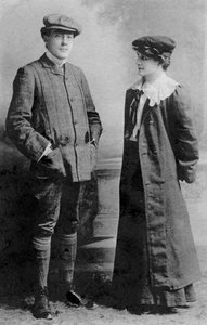 Mabel Hackney and Laurence Irving by J. Beagles and Co.