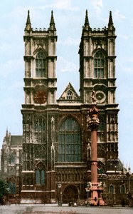 Westminster Abbey, London, early 20th century by J. Beagles and Co.