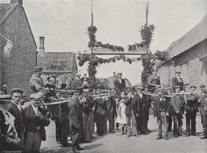 Corby Pole Fair, Chairing and Poleing Visitors