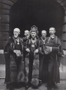Election Day at Girdlers Hall, crowning the Master