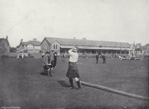 The Inverness Gathering, Throwing the Hammer by J. Benjamin Stone