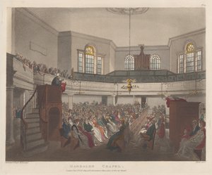 Magdalen Chapel, February 1, 1809 by J. Bluck