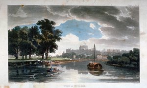 View of Windsor from the River Thames, Berkshire