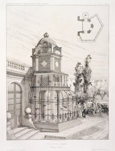 Aviary for Songbirds, from a Volume of Designs by Various Architects, Pub. Morel & Cie, Paris by J. Boussard