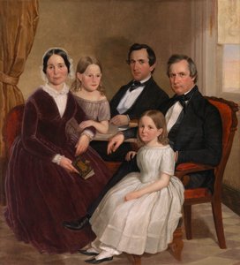 William Jervis Hough and Family, c. 1852-1853 by J. Brayton Wilcox