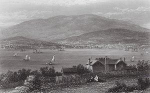 Australia: Hobart Town, Tasmania by J. C. Armytage