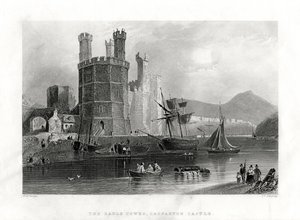 The Eagle Tower, Carnarvon Castle, Caernarfon, North Wales