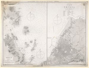 Chart of the ports in the Gulf of Smyrna