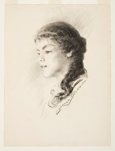 Portrait, possibly Elizabeth Vail by J. Carroll Beckwith