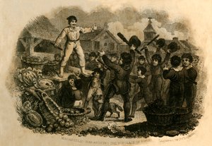 Masaniello Haranguing the Populace of Naples, 1821 by J. Chapman