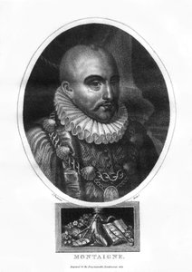 Michel Eyquem de Montaigne, French writer, 1817 by J. Chapman