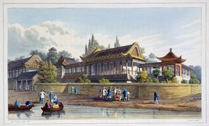 Summer Palace of the Emperor, Opposite the City of Tien-Sing, China, 1817