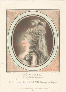 Mademoiselle Contat by J. Coutellier
