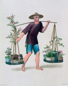 A Porter with Fruit Trees and Flowers