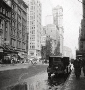 Broadway and the Times Building, New York City, USA