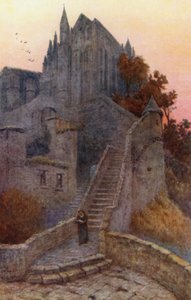 La Merveille, Mont St Michel by J. Hardwicke Lewis