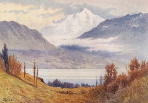 Mont Blanc from Above Morges by J. Hardwicke Lewis