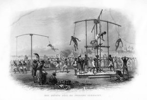 The Churuk Puja or Swinging Ceremony, India, 19th Century by J. J. Crew
