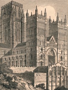 North-West View of Durham Cathedral by J. Jackson