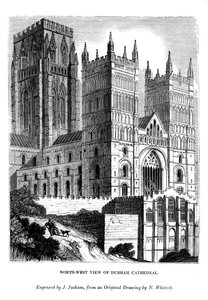 North West View of Durham Cathedral by J. Jackson