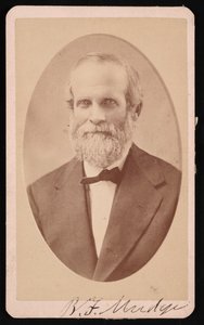 Portrait of Benjamin Franklin Mudge, July 1873 by J Lee Knight