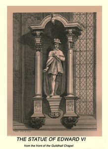 The Statue of Edward VI by J Mills