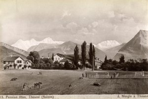Pension Liten, Thun, Switzerland, 1885 by J Moegle