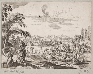 Illustration to Adam Olearius, “Persianischer Rosenthal von einem Sinnreichen Poeten Schich Saadi [...]”, Schleswig 1660 by J. Muller