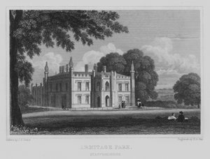 Armitage Park, Staffordshire (engraving)